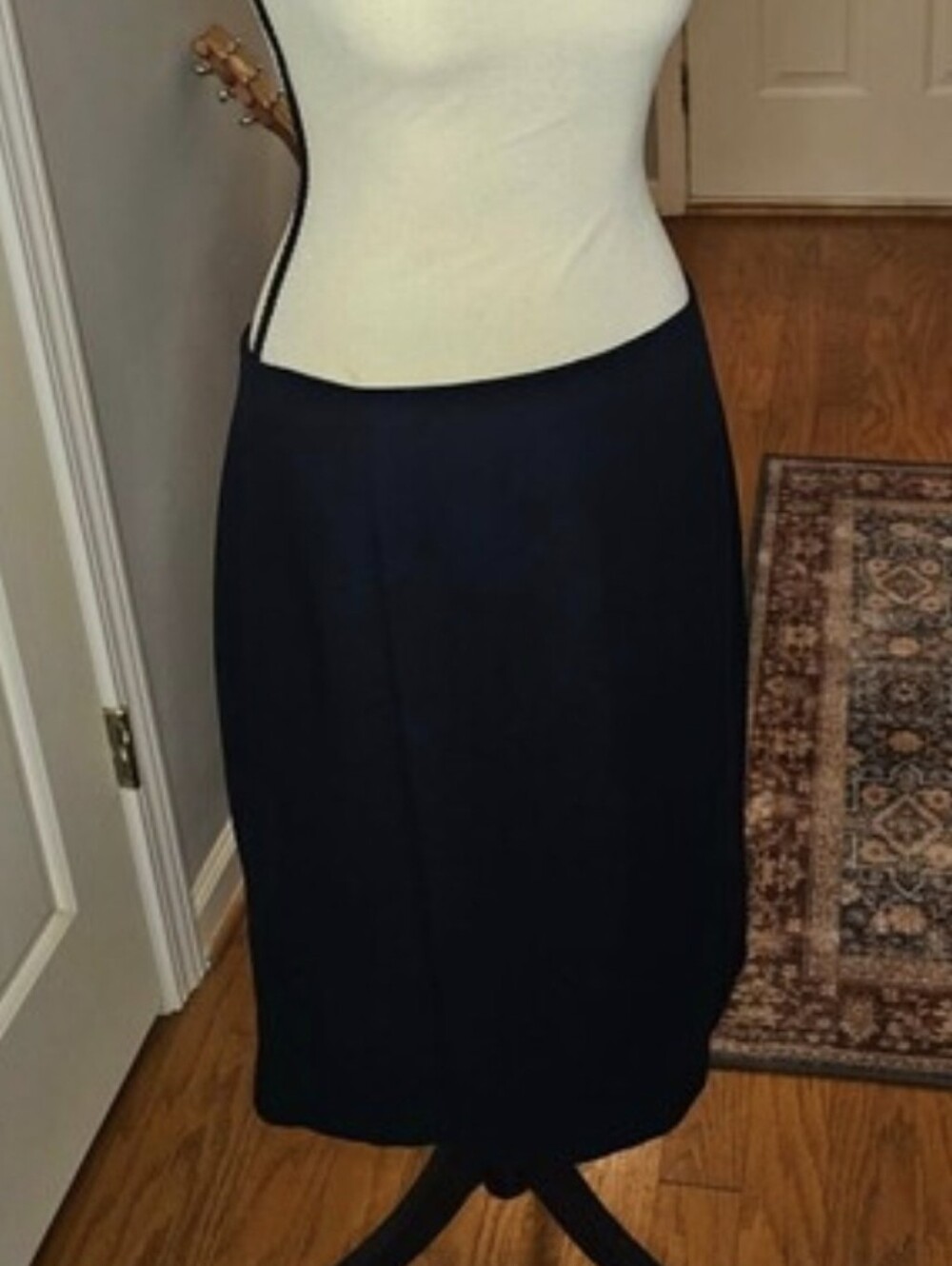 Talbots Navy Blue A-Line Skirt ~ Size 10
